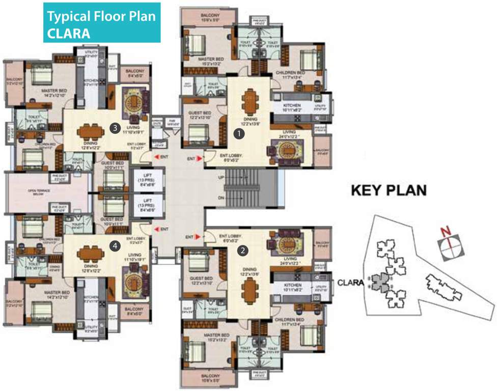 senorita Images for Cluster Plan of Salarpuria Sattva Senorita