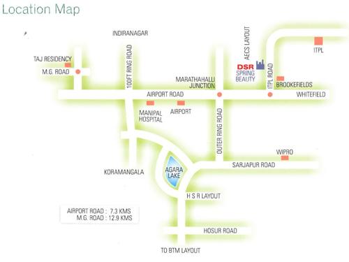  spring-beauty Images for Location Plan of DSR Infrastructures Spring Beauty