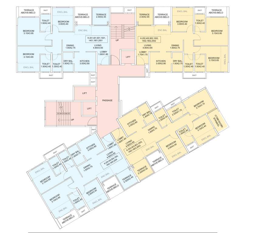  bloomfield apartment Cinnamon Cluster Plan