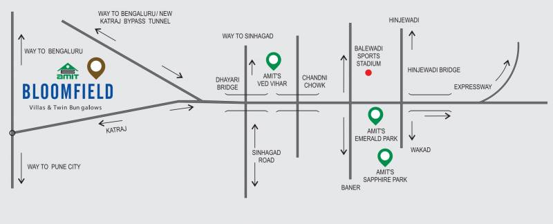  bloomfield-apartment Images for Location Plan of Amit Bloomfield Apartment