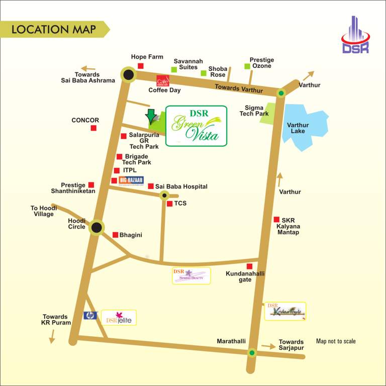 green vista Images for Location Plan of DSR Green Vista