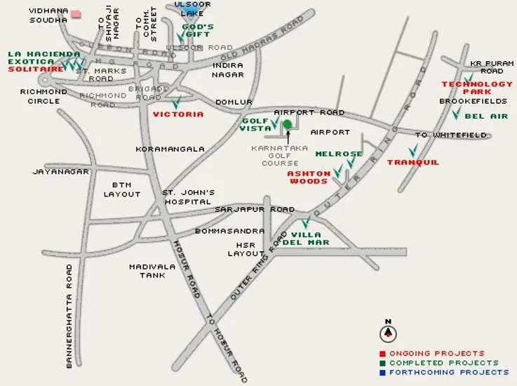  villa del mar Location Plan