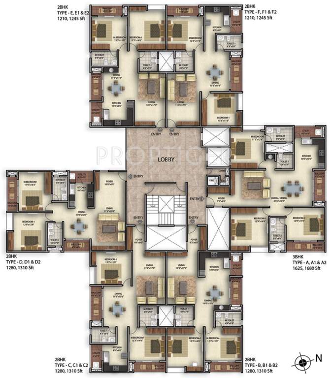 Images for Cluster Plan of Golden Bhuvana Greens