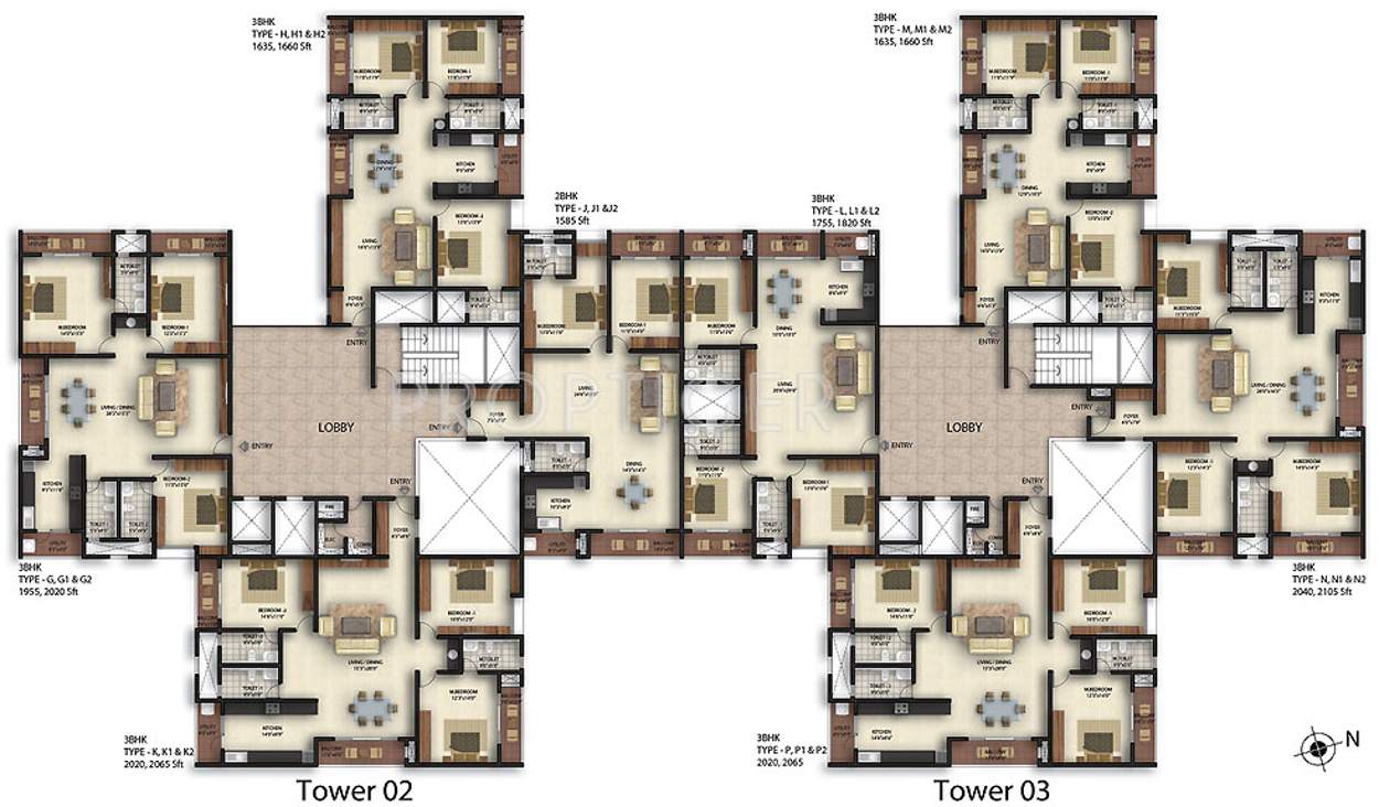 Images for Cluster Plan of Golden Bhuvana Greens