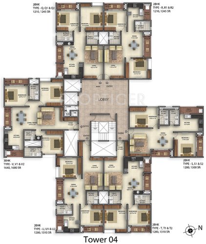 Images for Cluster Plan of Golden Bhuvana Greens