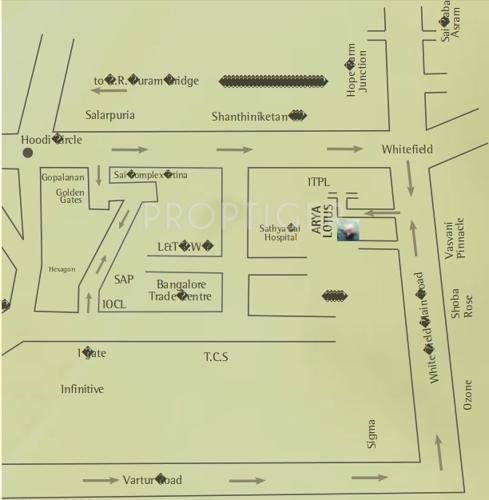 lotus Images for Location Plan of Arya Lotus