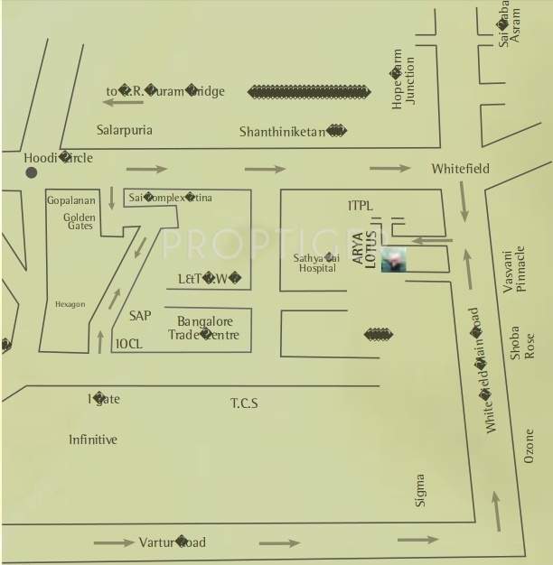  lotus Images for Location Plan of Arya Lotus