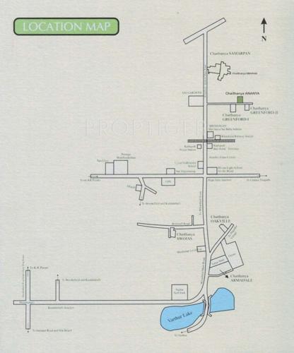  ananya Images for Location Plan of Chaithanya Ananya