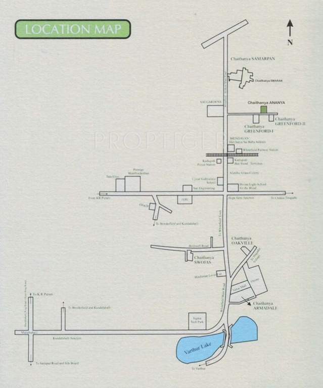 ananya Images for Location Plan of Chaithanya Ananya