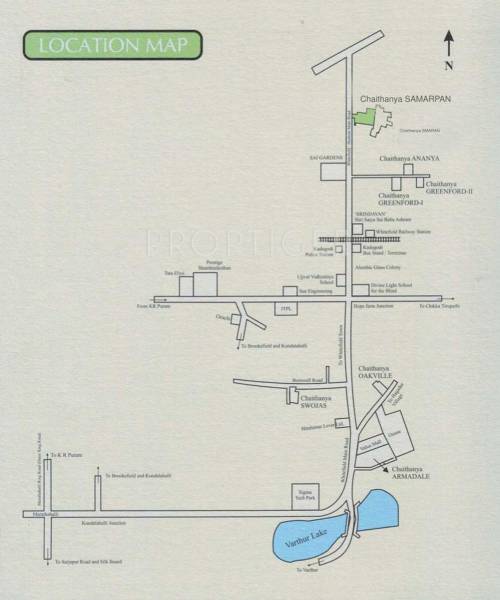 Images for Location Plan of Chaithanya Samarpan Villa