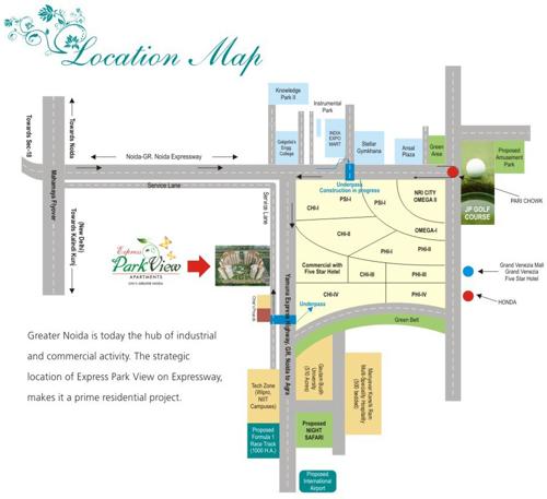  express-park-view Images for Location Plan of Nimbus Express Park View