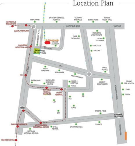  athashri Images for Location Plan of Paranjape Athashri