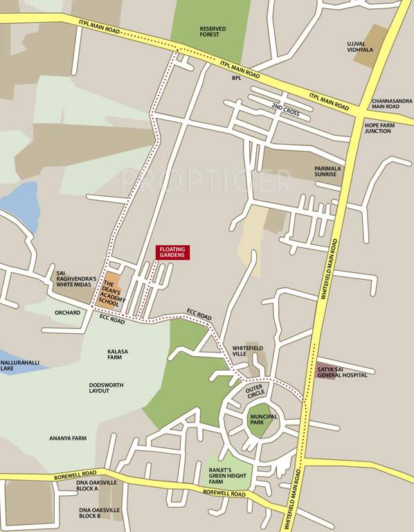 Images for Location Plan of House of Colors Floating Gardens