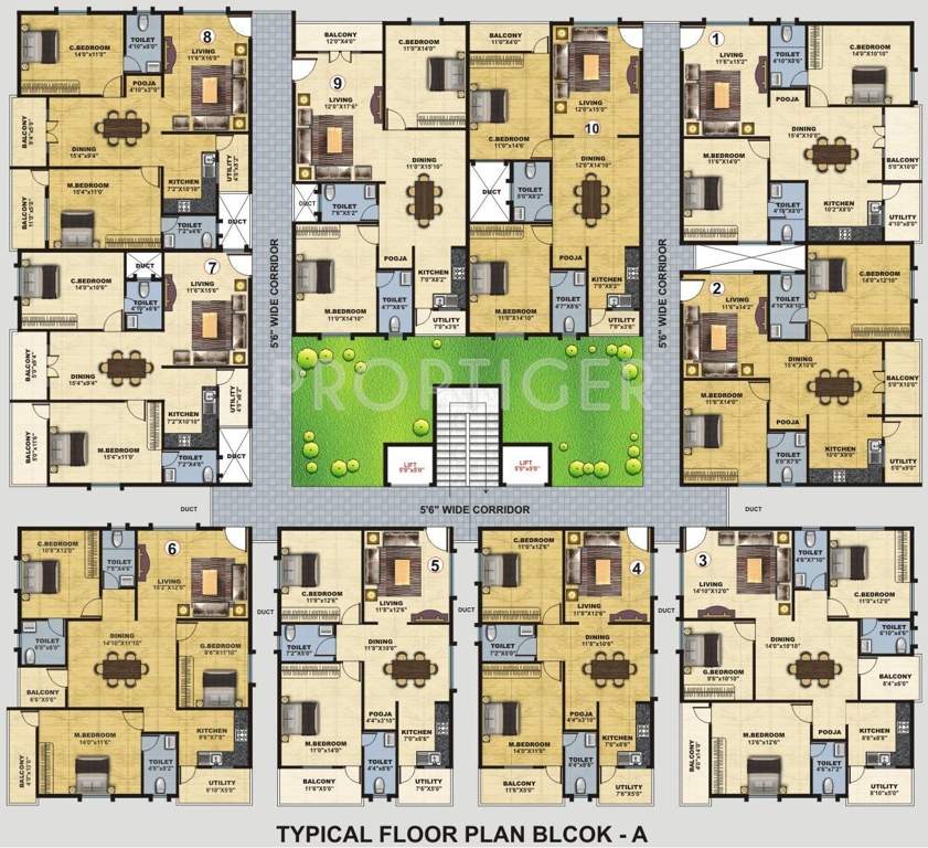  sarovar Images for Cluster Plan of Saranya Sarovar