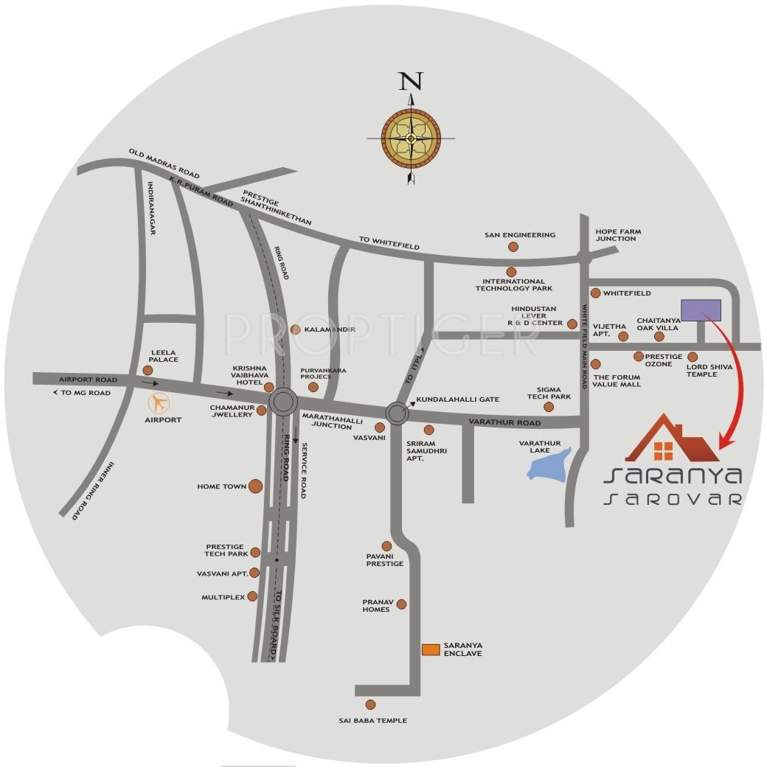  sarovar Images for Location Plan of Saranya Sarovar