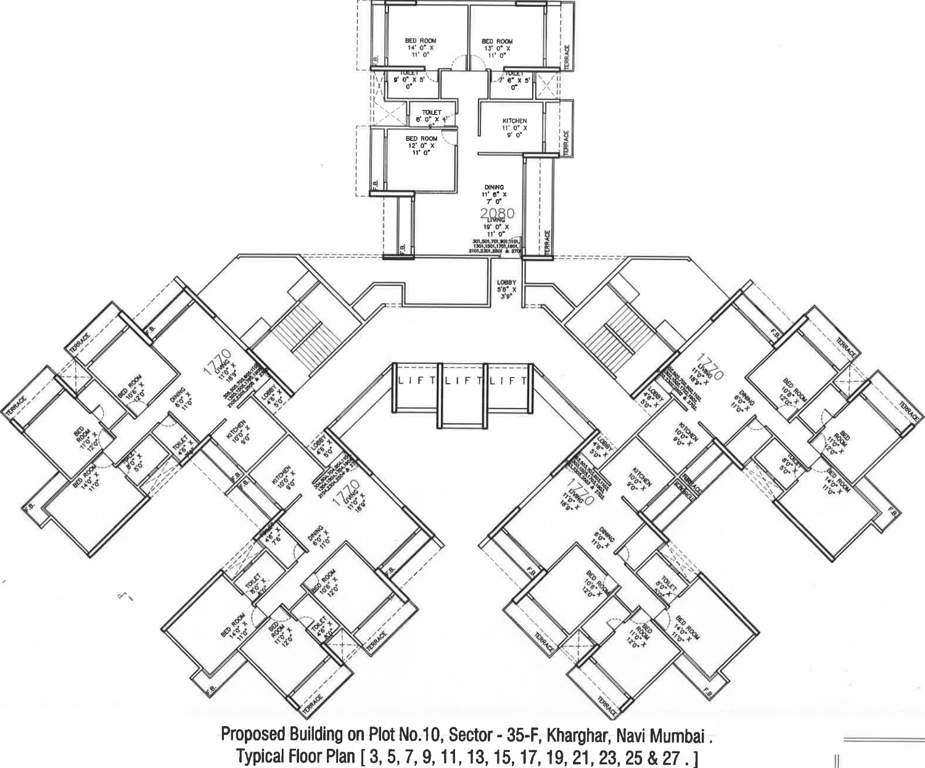  sai symphony Images for Cluster Plan of Paradise Sai Symphony