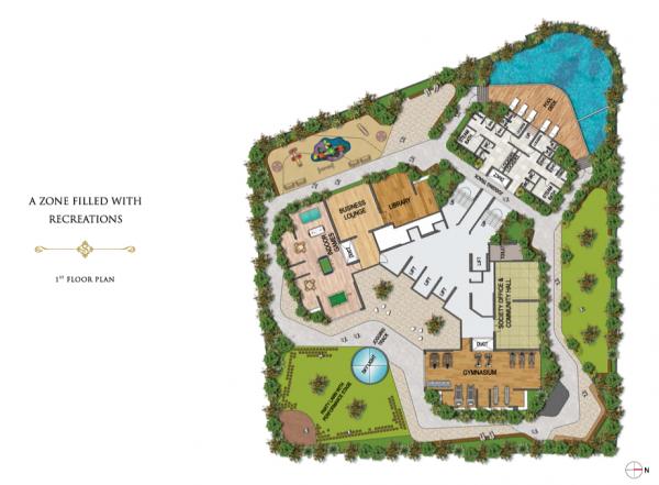  sai-symphony Sai Symphony Cluster Plan for 1st Floor