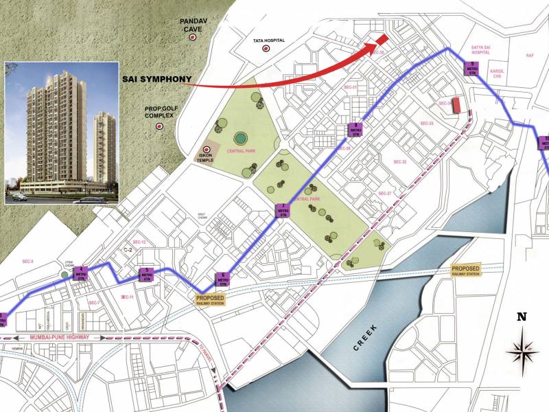  sai-symphony Images for Location Plan of Paradise Sai Symphony