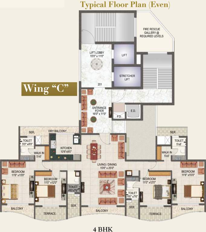 sai mannat Images for Cluster Plan of Paradise Sai Mannat