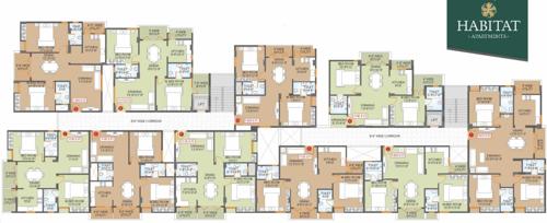  habitat Images for Cluster Plan of Saroj Habitat