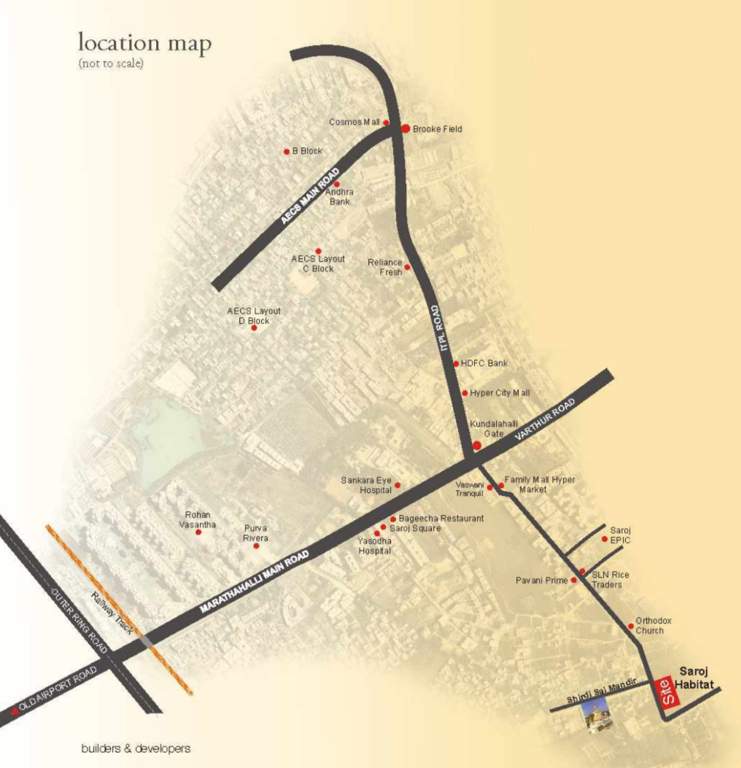  habitat Images for Location Plan of Saroj Habitat