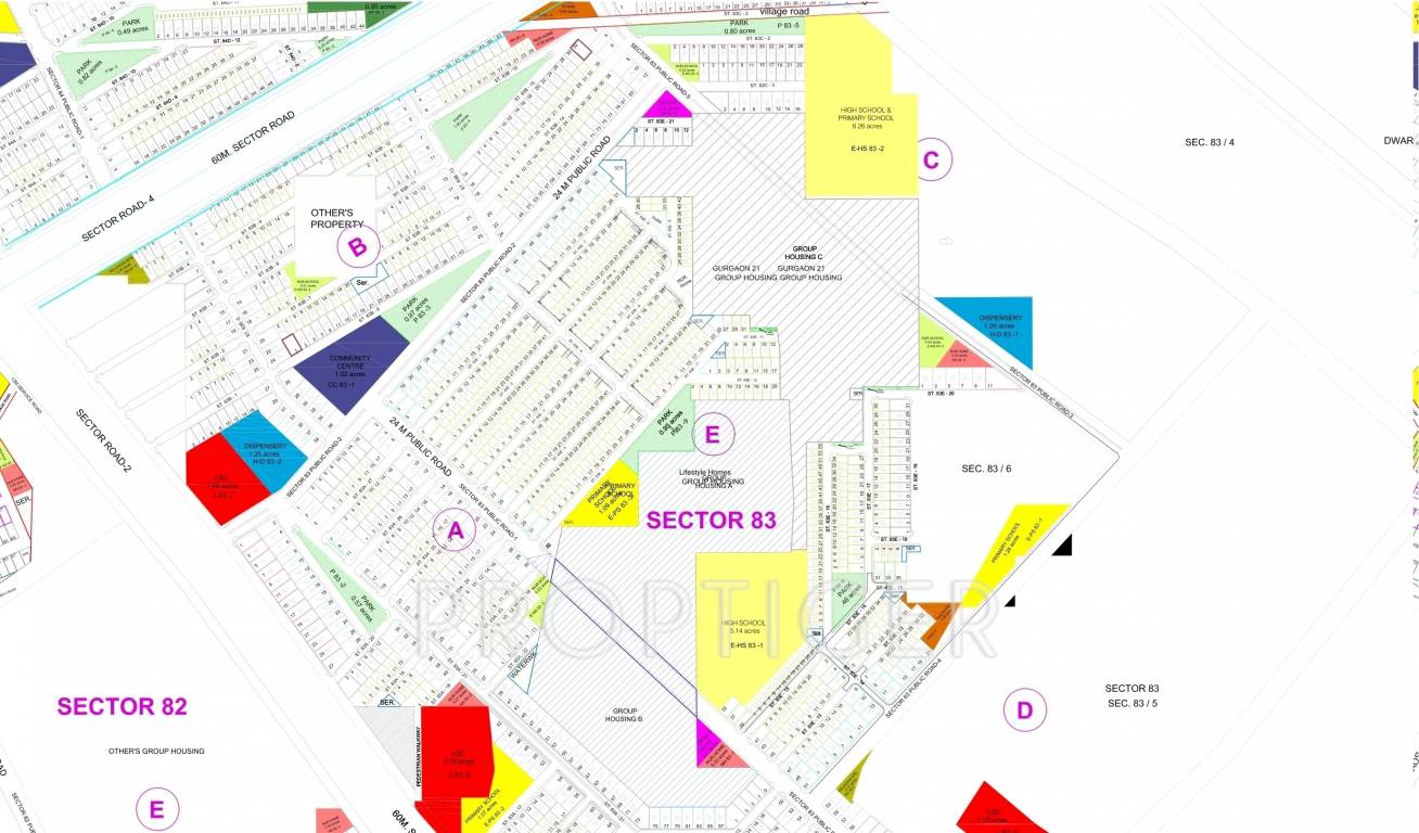 Images for Master Plan of Vatika Emilia Floors