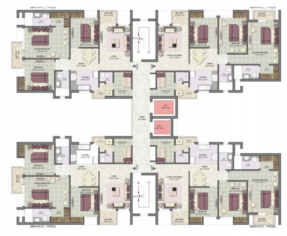 kensington boulevard KBA 16 Cluster Plan