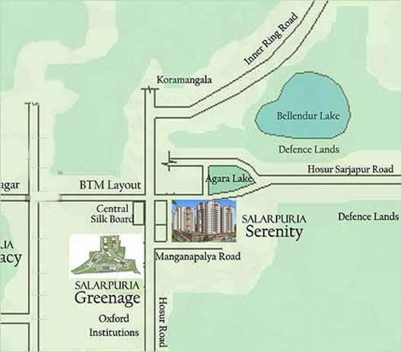  serenity Images for Location Plan of Salarpuria Sattva Serenity