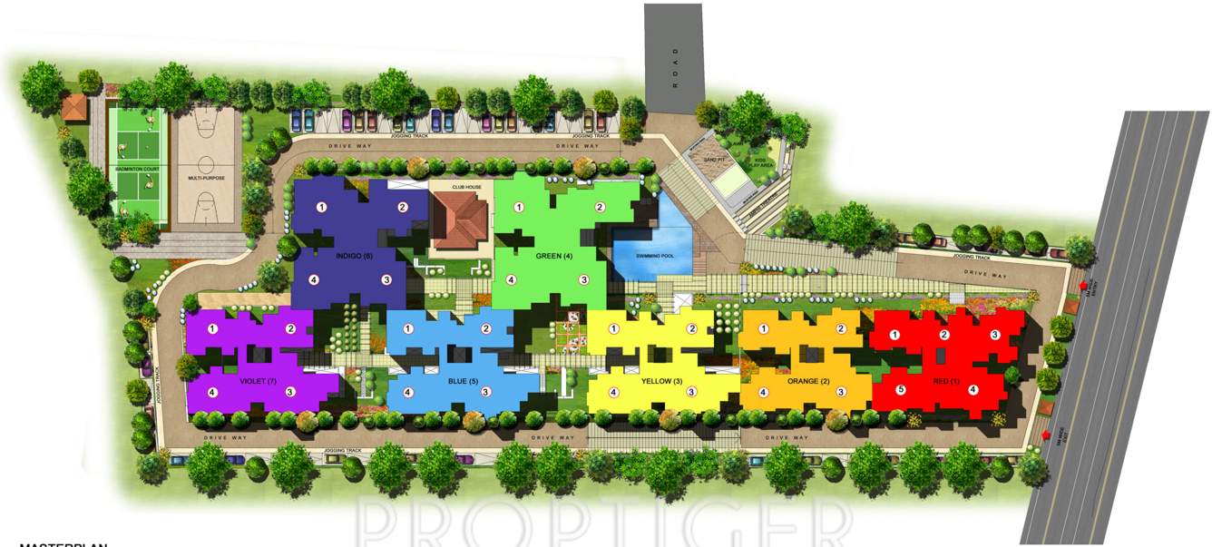  rainbow heights Images for Master Plan of DSR Infrastructures Rainbow Heights