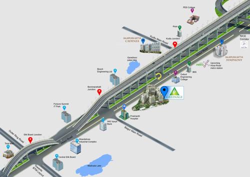  sattva-greenage Images for Location Plan of Salarpuria Sattva Salarpuria Sattva Greenage