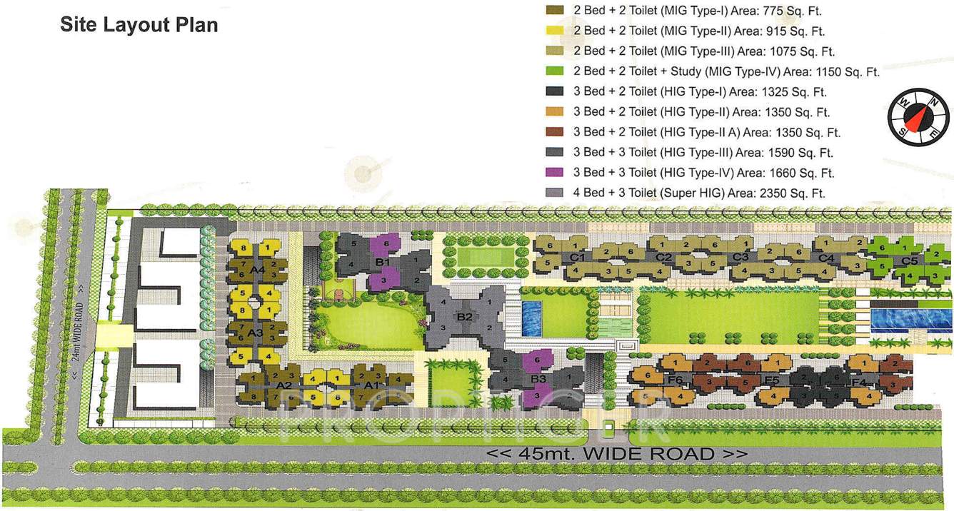 greens Images for Layout Plan of Panchsheel Greens