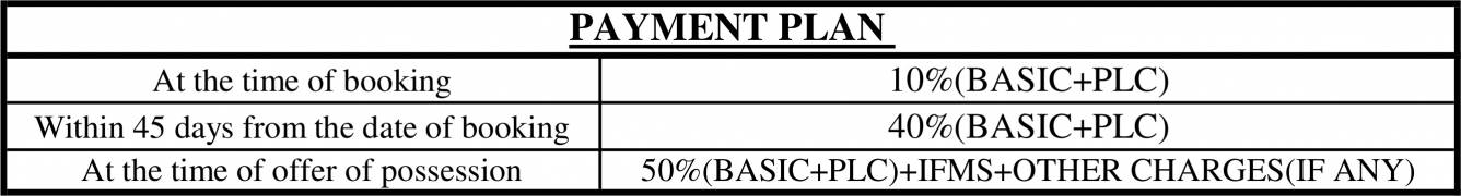 Images for Payment Plan of Panchsheel Greens Payment Plan