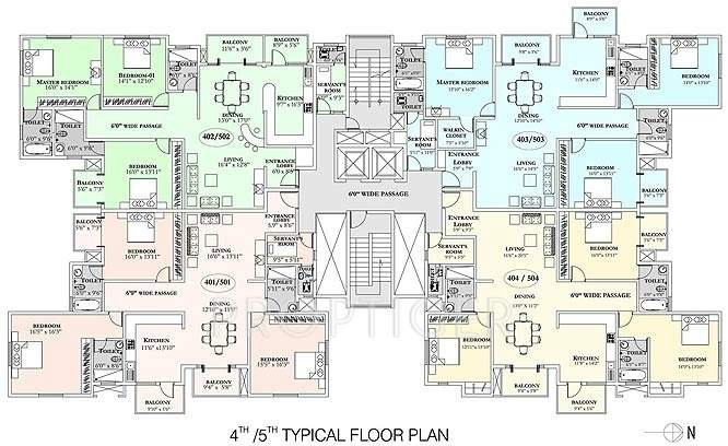 Images for Cluster Plan of Salarpuria Sattva Aristrocracy