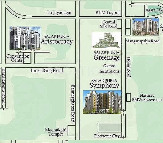 Images for Location Plan of Salarpuria Sattva Aristrocracy