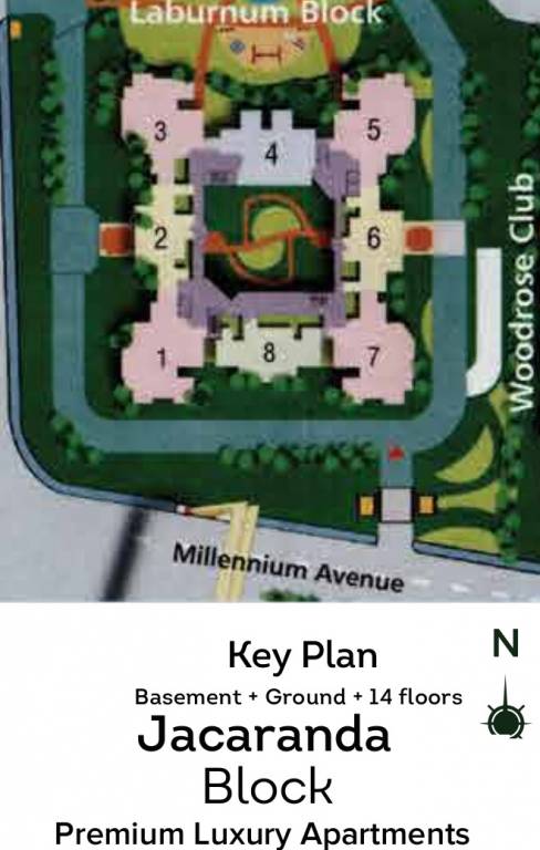 Images for Layout Plan of Brigade Millennium Jacaranda