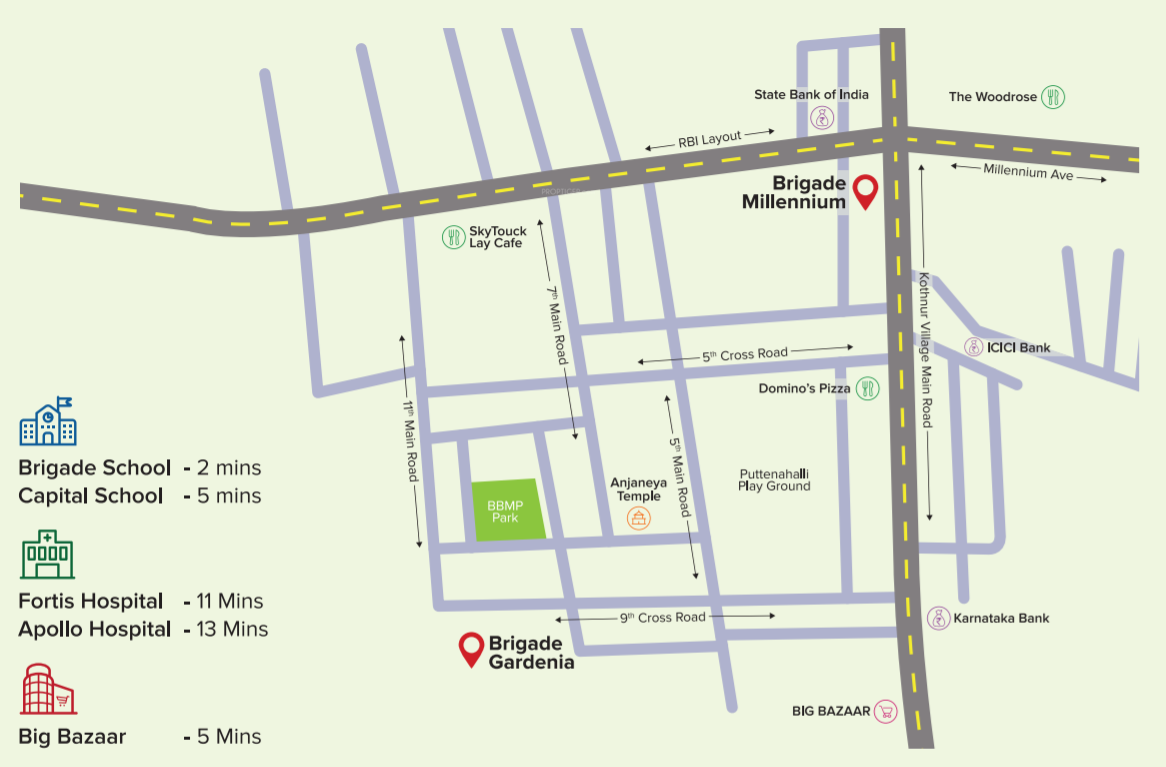  millennium jacaranda Location Plan