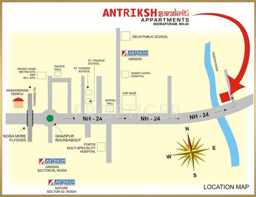  sanskriti Images for Location Plan of The Antriksh Sanskriti
