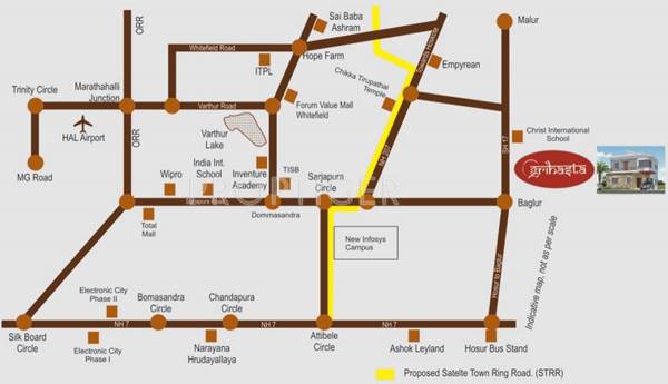 Images for Location Plan of Artha Grihasta Villas