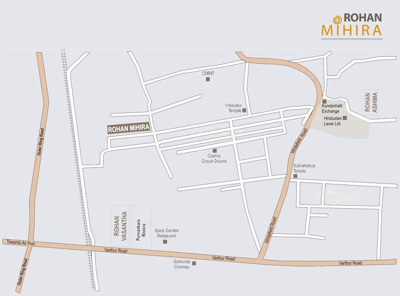 mihira Images for Location Plan of Rohan Mihira