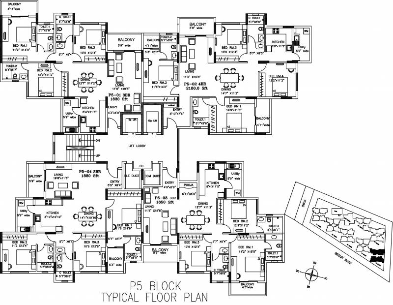 Images for Cluster Plan of SNN Raj Serenity Phase 2