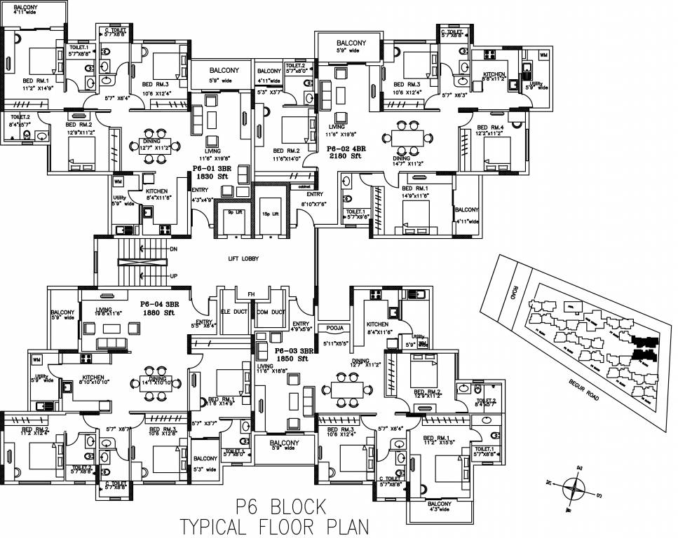 Images for Cluster Plan of SNN Raj Serenity Phase 2