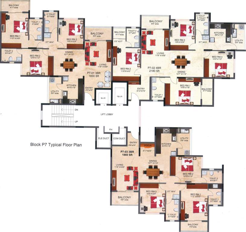 raj serenity phase 2 Images for Cluster Plan of SNN Raj Serenity Phase 2