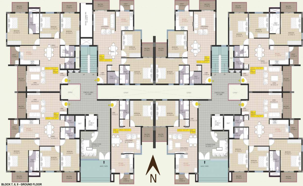 Images for Cluster Plan of Raja Housing Ritz Avenue
