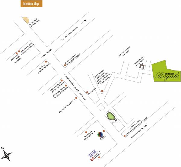 esteem-group royale Location Plan