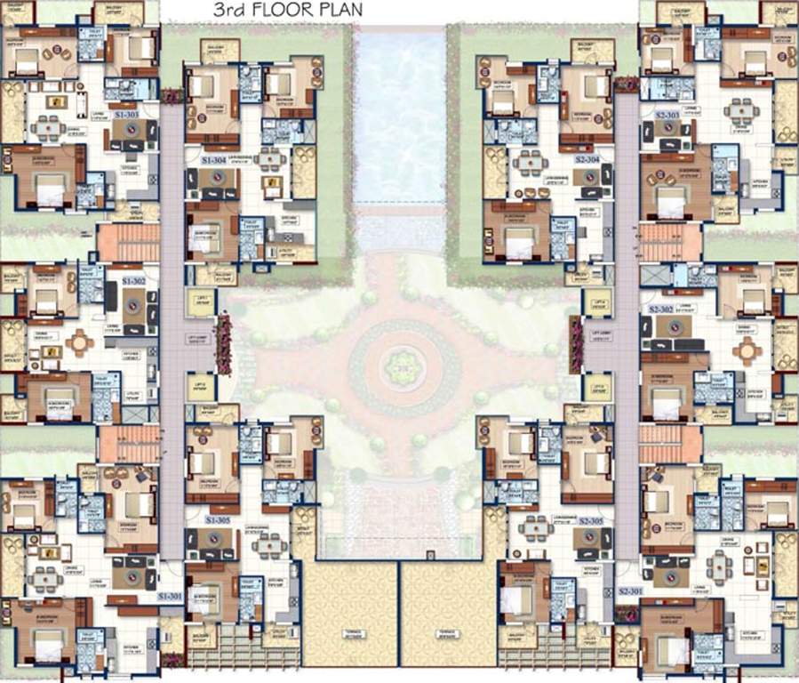 Images for Cluster Plan of VKC Chourasia Signature
