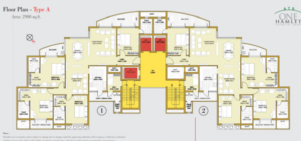 Tower 6 Cluster Plan one-hamlet Tower 6 Cluster Plan