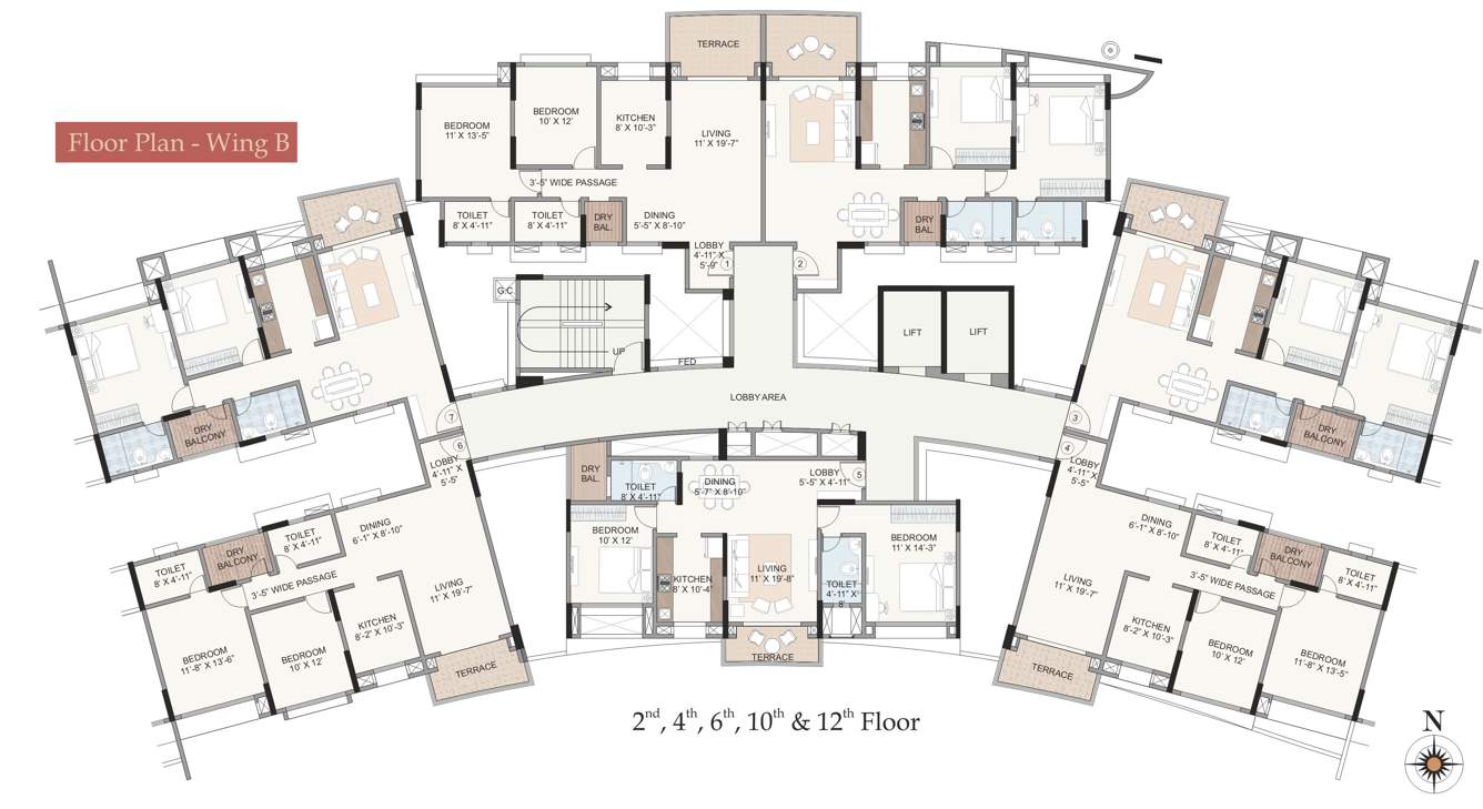  harmony Images for Cluster Plan of Kalpataru Harmony