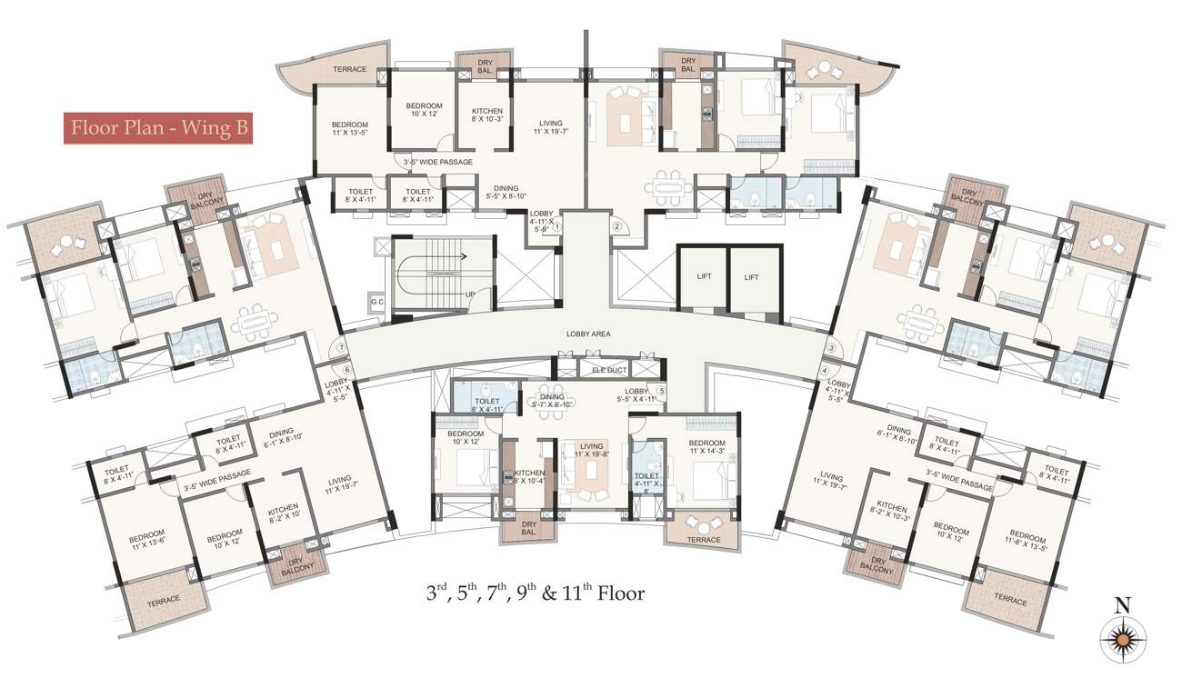  harmony Images for Cluster Plan of Kalpataru Harmony