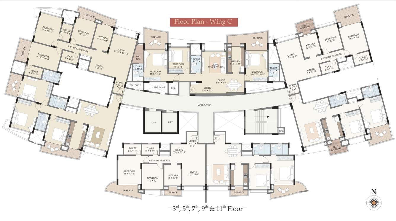  harmony Images for Cluster Plan of Kalpataru Harmony