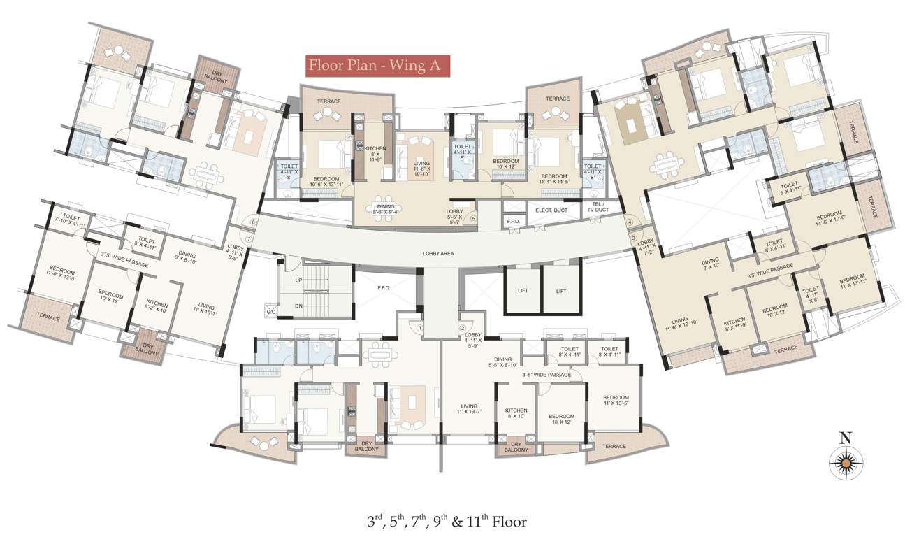  harmony Images for Cluster Plan of Kalpataru Harmony